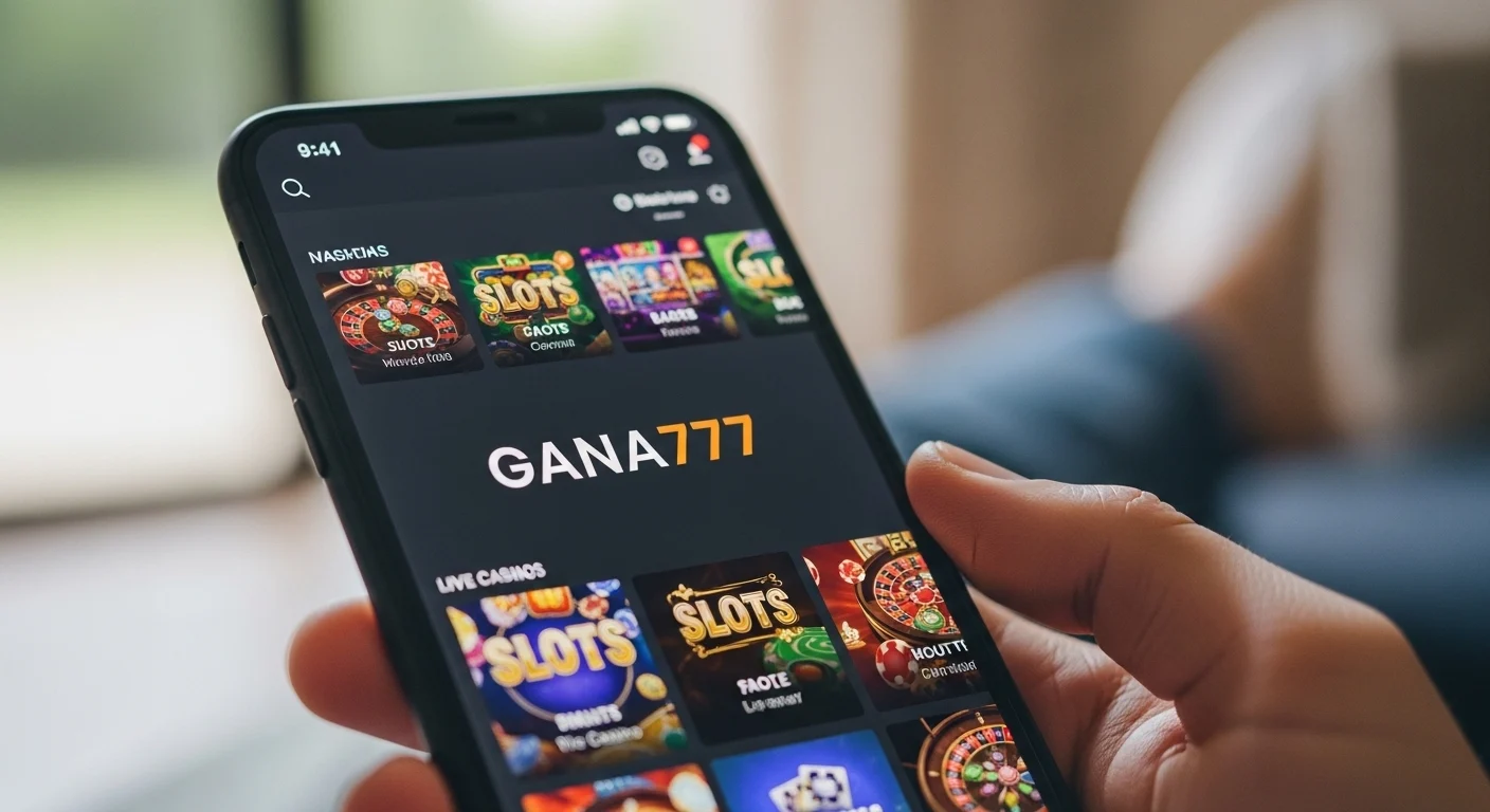 Juegos de casino en Gana777 desde el móvil en Guatemala con interfaz de app
